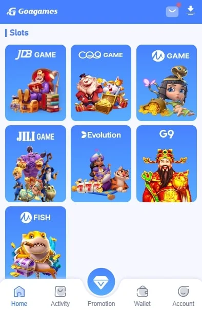 play slot games on goa games